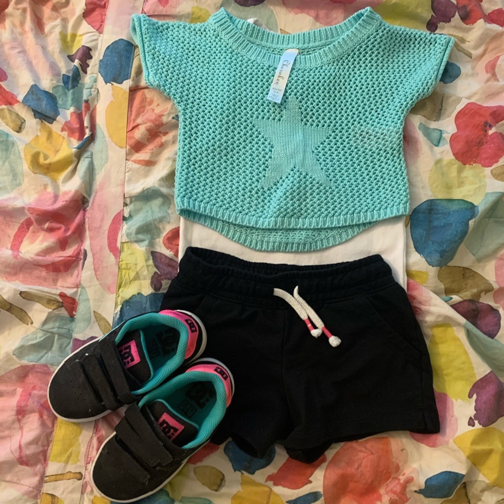 Kids DC skate style sneakers